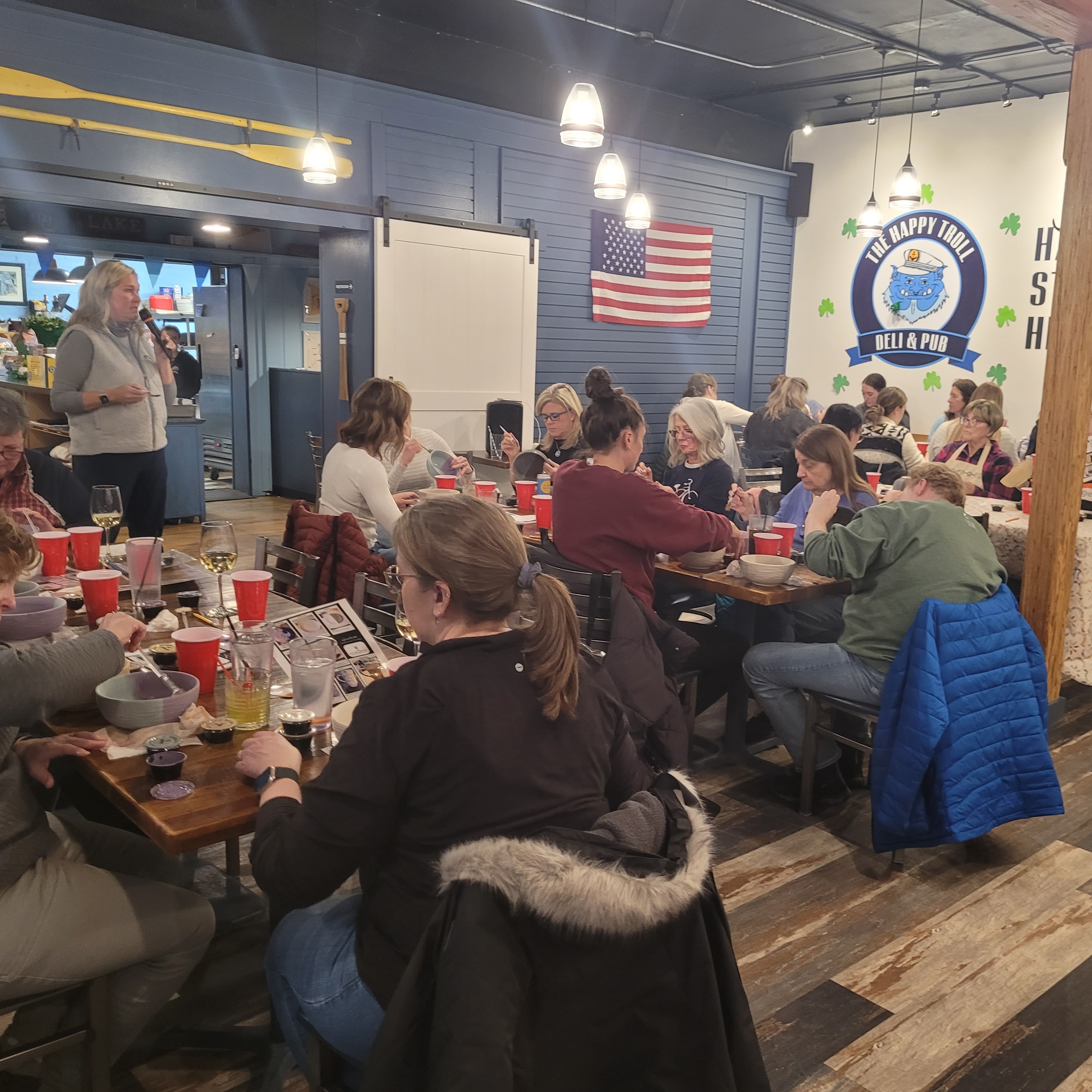 Paint & Sip Pottery - Spring Fundraiser - logo